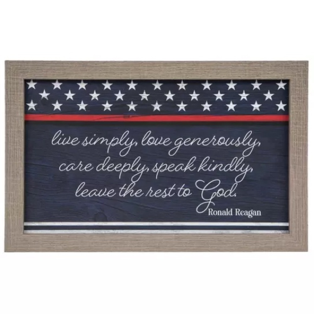 (2) Leave The Rest To God Wood Wall Decor